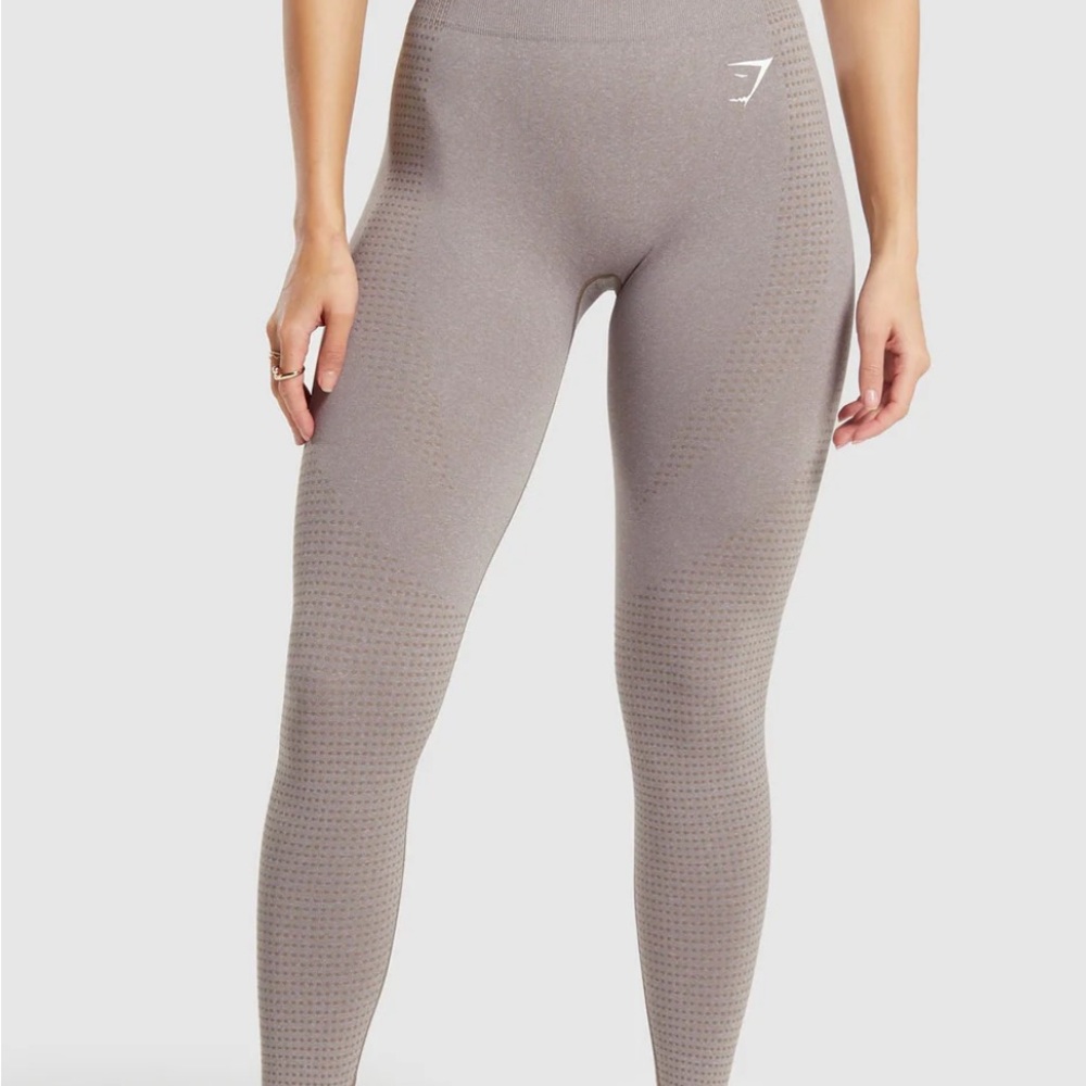 Gymshark Vital Seamless Leggings in Warm Taupe